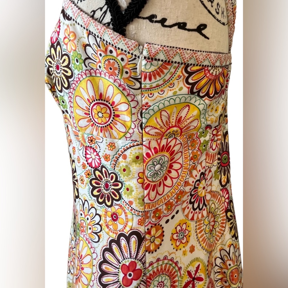 Harold's Cream Pink  Dress Sweetheart Neck Sleeveless size 12 - Picture 7 of 10